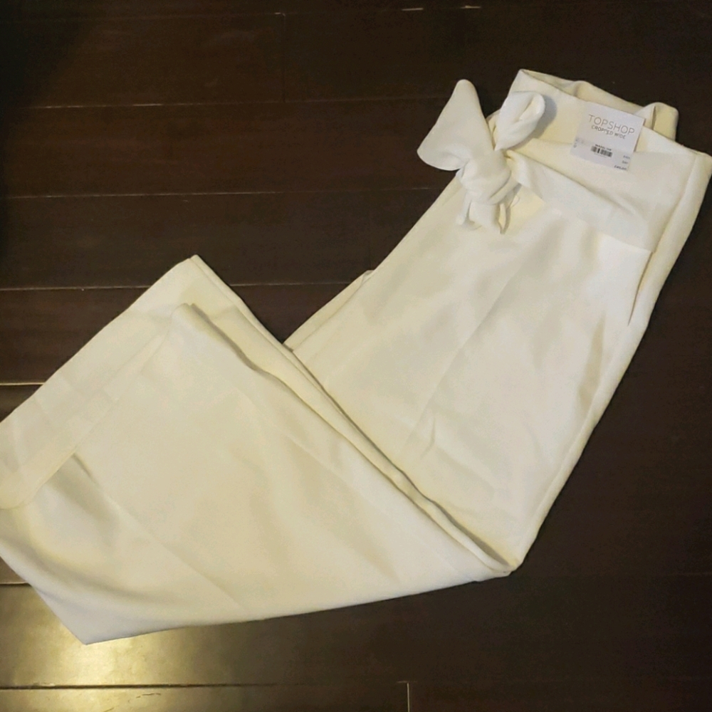 NWT Topshop Crop Wide Leg Pants